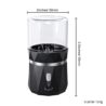Mini Small Herb Grinder Electric, Spice Crusher With 2inx3.5inches 1.7oz/50ml Glass Jar, Portable Rechargeable Automatic