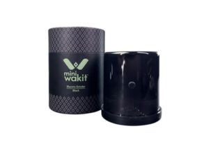 Mini Wakit Grinder (Black) – Rechargeable Electric Herb Grinder with Patented Ball & Chain Technology for Effortless Grinding – Compact, Easy-to-Use, Ideal for Kitchen, Herbs, and Spices