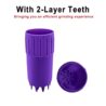 OWLSTEM Grinder, 2-in-1 Grinding & Storage Design-Suitable for Home, Outdoor & Kitchen Use (Purple)