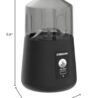 ZHENGHAI Electric Herb Grinder 150W Spice Grinder USB-C Rechargeable, Compact Size, Easy On/Off. Fast Grinding Dry Spices Herbs, with Pulse Mode and Cleaning Brush (Black)