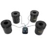 VEVOR DWC Hydroponic System, 5 Gallon 4 Buckets, Deep Water Culture Growing Bucket, Hydroponics Grow Kit with Pump, Air Stone and Water Level Device, for Indoor/Outdoor Leafy Vegetables