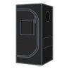 24"x24"x55" Grow Tent for Indoor Plants 600D Mylar Hydroponic High Reflective GrowTents for Plant Fruit Flower Veg Growing