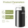 Wancle Electric Coffee Grinder, Spice Grinder, One Touch Coffee Mill for Beans, Spices and More, with Clean Brush Black