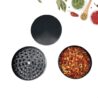 Matoolser 3 Inch Spice Grinder Mills for Kitchen Black