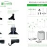 Green Hut Grow Tent 24"x24"x48" 600D Mylar Hydroponic Indoor Grow Tents with Observation Window, Removable Floor Tray and Tool Bag for Indoor Plant Growing 2x2