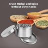 Spice Mills Grinder (Silver, 2inch)