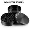 KINGTOP Grinder, Large 3" Spice Grinder (Midnight Black)