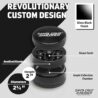 Santa Cruz Shredder Herb and Spice Grinder Made in USA (Large (2.7 Inch), Black)