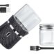 MOFOGDR Electric Grinder Automatic Mini Size Spice Crusher Herbal Grinder with 2PCS Glass Jar of 1.7oz/50ml Rechargeable Herb Grinder (not for grinding nut & coffee bean), Carbon Fiber Pattern