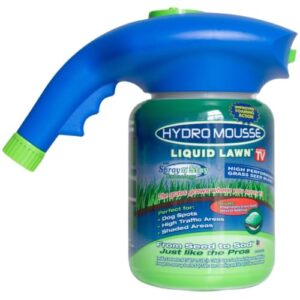 Hydro Mousse Liquid Lawn Kit with Spray n' Stay Technology (High Performance Grass Blend)
