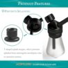 AGFYLIFE Portable Hookah Set for Travel - Premium Aluminum Mini Glass Hookah Handheld