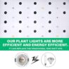 TATU 1000w LED Grow Light for Indoor Plants, Full Spectrum Plant Light Growing Lamp for Hydroponic Indoor Plant Veg and Flower for Grow Tent (Actual Power 100W=1000W HPS)