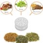 Kitchen Spice Grinder Acrylic 2pc with Magnet Clear Color