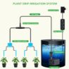 TopoGrow Upgrade Integrated Auto Grow Tent Kit Complete Kit, S1000 LED Grow Light, 32"x32"x64" Grow Tent, 4“ Ventilation with Inline Fan, Carbon Filter, Irrigation Kit, Humidifier and Clip Fan