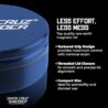 Santa Cruz Shredder Metal Herb Grinder Knurled Top for Stronger Grip 2-Piece 2.7" (Blue)