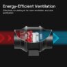 VIVOSUN Grow Tent Ventilation System, 6 Inch Inline Duct Fan with Speed Controller, 6'' Carbon Filter, and 16ft. Ducting Combo, Air Cooling and Filtration Kit for Grow Tent, Hydroponics