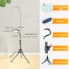 FECiDA Grow Lights with Stand and Timer, Tripod Standing Grow Lights for Indoor Plants, 208PCS LEDs Bright Enough Plant Growing Lamps for Bonsai Tree, Seed Starting, 24"-64" Height Adjustable