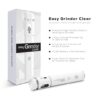 Easy Grinder Clear Glass White Electric Herb Coffee Grinder Pollen Catcher Stainless Steel Blades