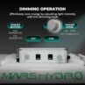 MARS HYDRO 4x4 Grow Tent Kit Complete System with 300W TSW2000 4x4 Full Coverage Dimmable Light,48"x48"x80" 1680D High Reflective Mylar,6inch 32dB,402CFM Adjustable Ventilation Kit,10 Speed Clip Fan