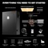 Spider Farmer 2x4 Complete Grow Tent Kit SF2000 Samsung LM301H EVO & Dimmable Grow Tent Complete System 24" x 47" x 71" Growing Tent Set 4" Ventilation System & 6'' Clip Fan