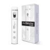 Easy Grinder Clear Glass White Electric Herb Coffee Grinder Pollen Catcher Stainless Steel Blades