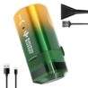 KactusKutter K2 Pro Electric Kitchen Grinder Automatic 3g Portable Spice Mill, Battery Powered Rechargeable Grinder For Kitchen Grinding up to 3 Grams - Gradient Green