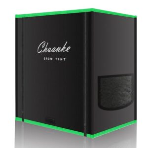 Chuanke Small Grow Tent for Aerogarden Hydroponics Growing System Indoor 20"x14"x22"High Reflective Mylar Leak-Proof of Light 600D Oxford Fabric for Indoor Plant