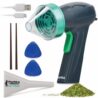 Mamba Monster 3.5g Green USB Electric Herb Grinder. Large Capacity Portable Metal Herbal Machine & Spice Mill for the Kitchen