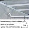 Yield Lab 60" x 48" x 80" 2 in 1 Grow Tent Kit with Viewing Windows & Flood Trays – Dual Hydroponic Grow Tents - Smell Proof Grow Tent - for Indoor Growing