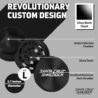 Santa Cruz Shredder Metal Herb Grinder Knurled Top for Stronger Grip 3-Piece Large 2.7" (Black)