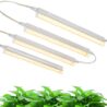 1FT T5 4-Pack Grow Lights for Indoor Plants, 3000K Warm Full Spectrum LED Growing Lamp, Plant Growing Light Strips for Greenhouse Seed Starting, Vegetables, Plug and Use for Easy Installation