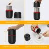 Herb Grinder Electric, Turimon Large Herbal/Coffee Grinders/Mill/Crusher for Spice and Herbs With Cleaning Brush - Black - 4.2 oz Capacity