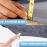 Grow Tent Mat Grow Tents Drip Pan, Grow Tent Complete System Silicone Mat with Raised Edge, Weed Growing Kit Indoor Tray Growing Tent Mat, Non-Slip Waterproof Weed Tent Pad Floor Pan 23.6"x 23.6"