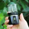 Mini Small Herb Grinder Electric, Spice Crusher With 2inx3.5inches 1.7oz/50ml Glass Jar, Portable Rechargeable Automatic