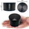 2.5 inch grinder for herbs and spices. Metal shredder has Sharp Metal Teeth & is easy to turn. Large capacity anodized aluminum alloy grinder.