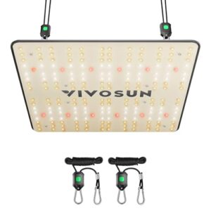 VIVOSUN VS1000 LED Grow Light with Full Spectrum Diodes & Sosen Driver Dimmable Lights Sunlike for Indoor Plants Seedling Veg and Bloom Lamps for 2x2/2x4 Tent