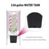 30-Plant Hydroponics Tower Garden Vertical Growing System Kit, Indoor Garden Planter Herb Garden with LED Grow Light and Water Pump, Vertical Planter Germination Kit for Herbs, Fruits and Vegetables