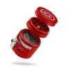 Cloudious9 - Tectonic9 Manual Grinder Automatic Dispenser Large 2.5" Aluminum Alloy (Red), For Home & Kitchen Only