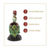 Frog Smoking Pipe w/Andean Walnut Base - Made in the Andes