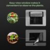 RichYa 4x2 Grow Tent Highest Density Diamond Reflective Mylar Oxford Fabric with Double Transparent Observation Window Extra Hanging Bars High CFM Kit & Floor Tray for Hydroponic Indoor Plant Growing