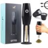 Banana Bros - OTTO Electric Smart Spice Grinder - Automatic Herb Grinder with Smart Technology - Rechargeable via USB - Portable Milling for Dry Herbs and Spices - Black - No Carrying Case