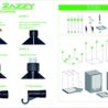 zazzy Grow Tent, 24"x24"x36" Hydroponic Mylar Grow Tent Reflective Garden Growing Dark Room with Observation Window, Removable Floor Tray and Tool Bag for Indoor Plant Growing 2'x2'