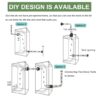 Complete Mylar Growing Tent 2x2 Grow Tent Kit 24"x24"x55" Indoor Plant Growing Room LED Full Spectrum Grow Light Ventilation Inline Fan + Acceseries