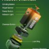 K5 Electric Kitchen Grinder Battery Powered Automatic Portable Spice Mill For Grinding - Holds up to 5 Gram