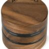 AWANSO 3-Piece Grinder, 2.5" Walnut Wood and Aluminum Grinder