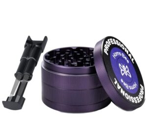 Horns Bee Metal Herb Grinder - 2.8 Inch 4 Piece Manual Herb Grinder Set - Gift Dual Cone Filler Included - Cone Loader Packer Manual Grinders Set -Milling Accessories For Home and Use Only