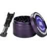 Horns Bee Metal Herb Grinder - 2.8 Inch 4 Piece Manual Herb Grinder Set - Gift Dual Cone Filler Included - Cone Loader Packer Manual Grinders Set -Milling Accessories For Home and Use Only