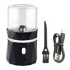 Mini Small Herb Grinder Electric, Spice Crusher With 2inx3.5inches 1.7oz/50ml Glass Jar, Portable Rechargeable Automatic