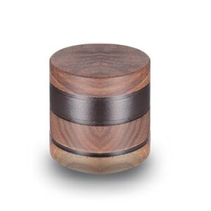 Black Wooden Spice Grinder 2.5"