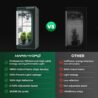 MARS HYDRO 3x3 Grow Tent Kit Complete System,150W TS1000 LED Dimmable Grow Light, 32"x32"x63" 1680D High Reflective Mylar Grow System with 4inch Smart WiFi Control Ventilation System,10 Speed Fan